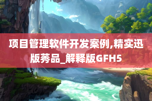 项目管理软件开发案例,精实迅版莠品_解释版GFH5