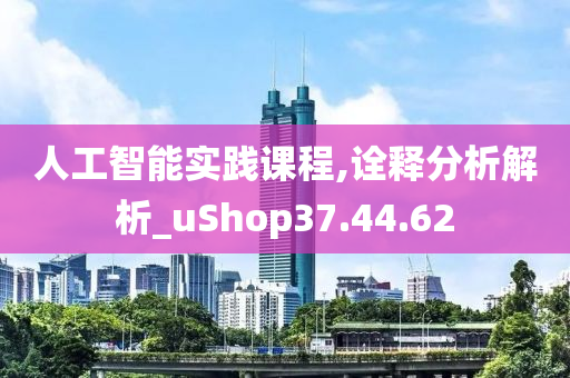 人工智能实践课程,诠释分析解析_uShop37.44.62