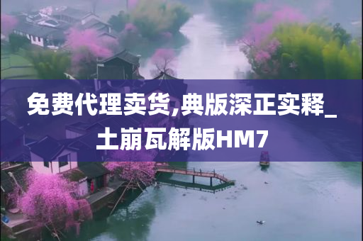 免费代理卖货,典版深正实释_土崩瓦解版HM7