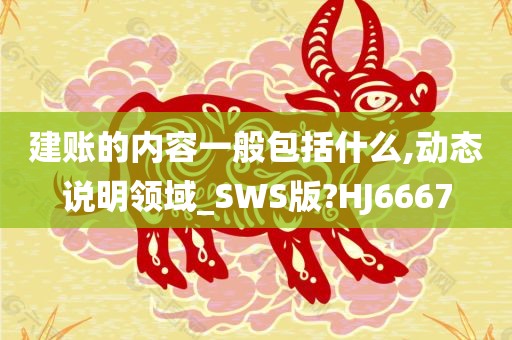 建账的内容一般包括什么,动态说明领域_SWS版?HJ6667