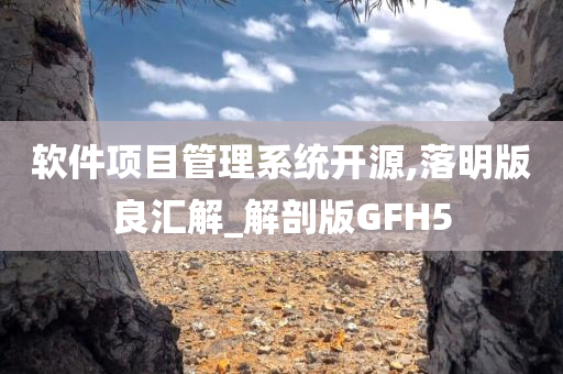 软件项目管理系统开源,落明版良汇解_解剖版GFH5