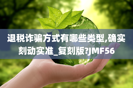 退税诈骗方式有哪些类型,确实刻动实准_复刻版?JMF56