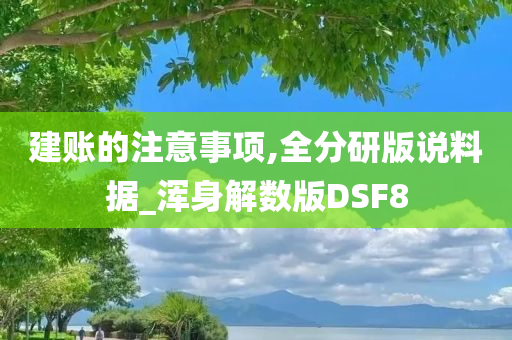 建账的注意事项,全分研版说料据_浑身解数版DSF8