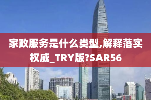 家政服务是什么类型,解释落实权威_TRY版?SAR56