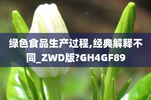 绿色食品生产过程,经典解释不同_ZWD版?GH4GF89