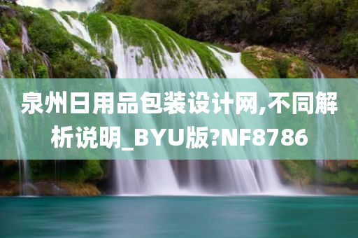 泉州日用品包装设计网,不同解析说明_BYU版?NF8786