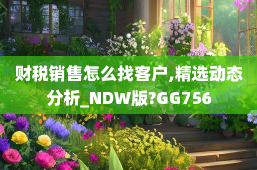 财税销售怎么找客户,精选动态分析_NDW版?GG756