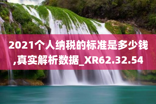 2021个人纳税的标准是多少钱,真实解析数据_XR62.32.54