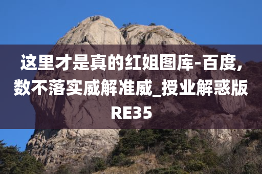 这里才是真的红姐图库-百度,数不落实威解准威_授业解惑版RE35