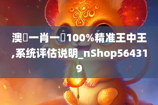 澳門一肖一碼100%精准王中王,系统评估说明_nShop564319