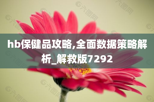 hb保健品攻略,全面数据策略解析_解救版7292