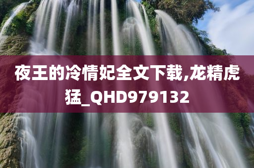 夜王的冷情妃全文下载,龙精虎猛_QHD979132