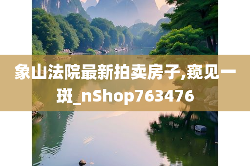 象山法院最新拍卖房子,窥见一斑_nShop763476