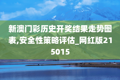 新澳门彩历史开奖结果走势图表,安全性策略评估_网红版215015