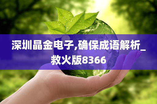 深圳晶金电子,确保成语解析_救火版8366