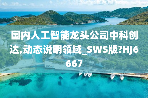 国内人工智能龙头公司中科创达,动态说明领域_SWS版?HJ6667