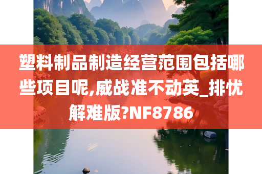 塑料制品制造经营范围包括哪些项目呢,威战准不动英_排忧解难版?NF8786