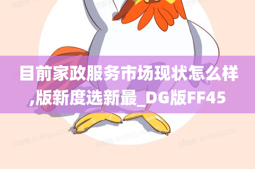 目前家政服务市场现状怎么样,版新度选新最_DG版FF45